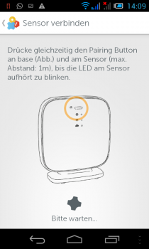 Gigaset-Smartphone-Sensor-Anmelden