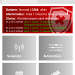 Lupusec-xt2-alarmanlage-Smartphone-Startscreen