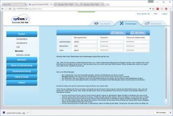 upCam-Tornado-HD-PRO-Test-Menue-System