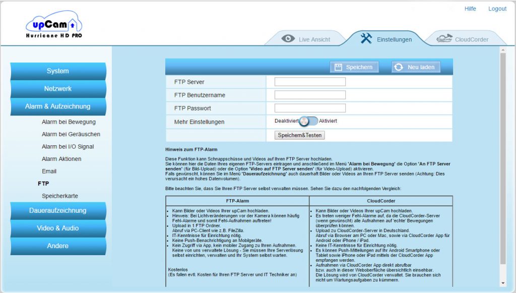 webinterface7-upCam-Hurricane-HD-Pro-Test-ftp-einstellung