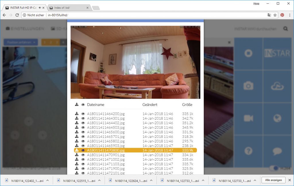 Instar-in-8015-Full-HD-Test-webinterface-sd-karte2