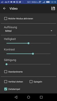 Screenshot-Instarvision-videoeinstellungen