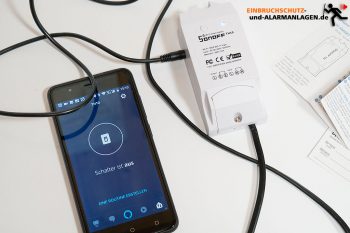 Alexa-Smarthome-Echo-Test-Sonoff-TH10-Smartphone-Alexa-App